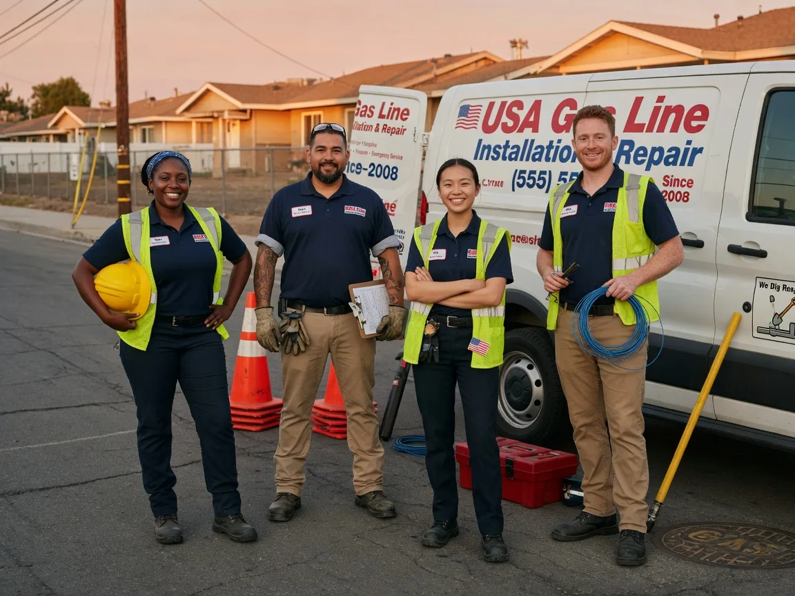 Gas Line Installation company in Farmer, OH